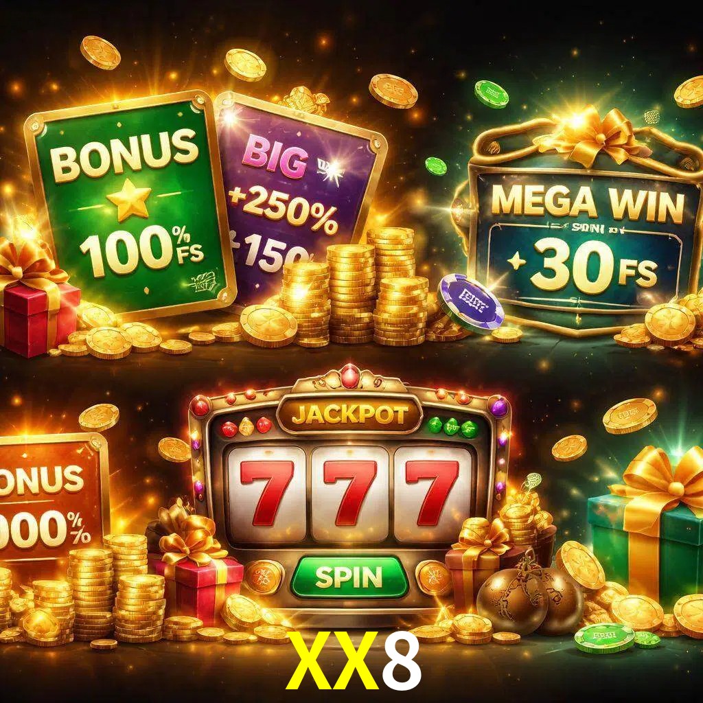 Tipos de bonos XX8 incluyendo recompensas de bienvenida y promociones continuas